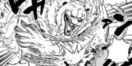 Bepo undergoing a changeover (Image via One Piece)